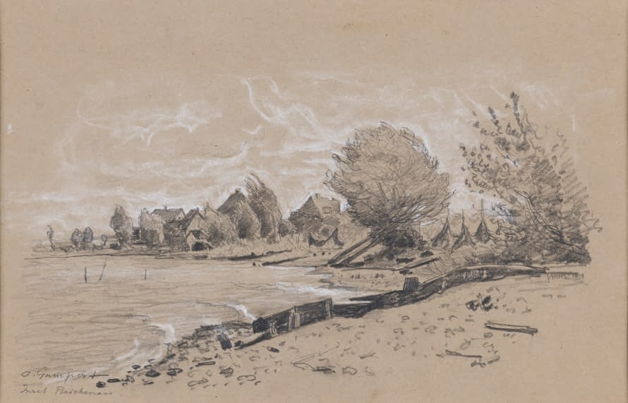 Image 1 of the artwork "Insel Reichenau" by Otto Gampert on art24
