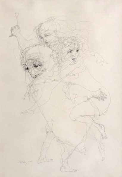 Image 1 of the artwork "Lót és lányai/ Lot und seine Töchter" by Ruttkay Sándor on art24