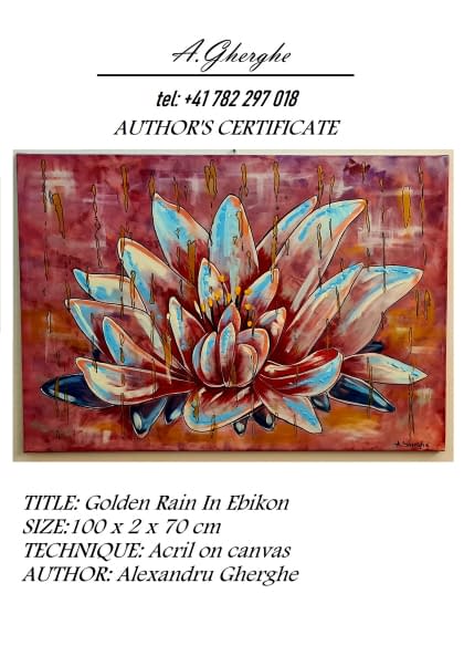 Foto 1 des Kunstwerks "Golden Rain In Ebikon" von A.Gherghe auf art24