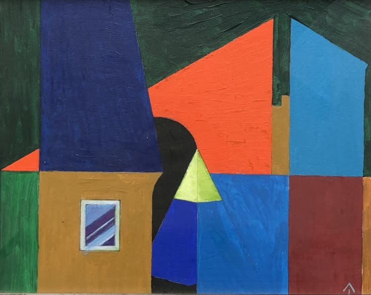Image 1 of the artwork "Angyal érkezett/Der Engel ist angekommen" by János Aknay on art24