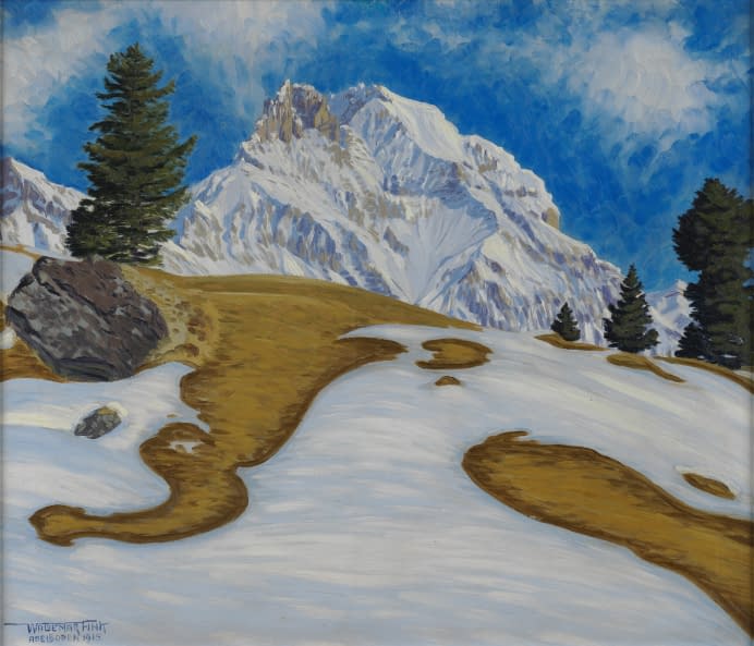 Foto 1 des Kunstwerks "Schneeschmelze" von Waldemar Theophil Fink auf art24
