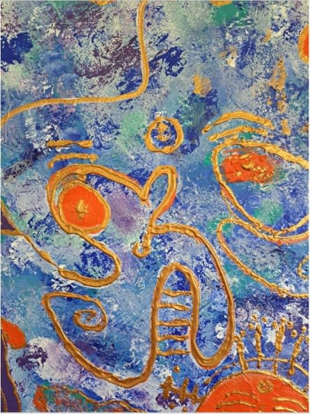 Foto 1 des Kunstwerks "Number 1 der Gold Serie" von Rolphe Alcide Grimaître auf art24