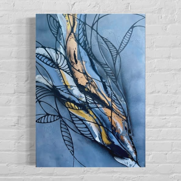 Foto 1 des Kunstwerks "Flow" von SoulART LINDAbstrakt auf art24