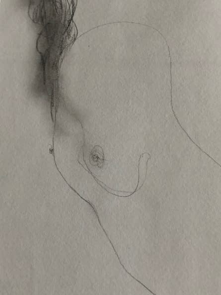 Image 1 of the artwork "Akt rajz VIII./ Akt Zeichnung VIII." by Ruttkay Sándor on art24