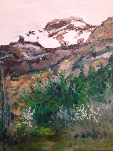 Image 1 of the artwork "montagne fin d'hiver" by balivet on art24