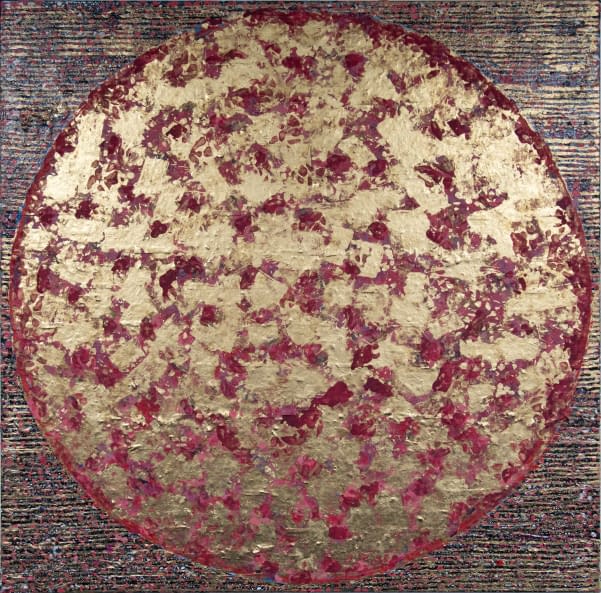 Image 1 of the artwork "Golden Spirit - carré mathévie" by Eugen Meier Mathévie on art24