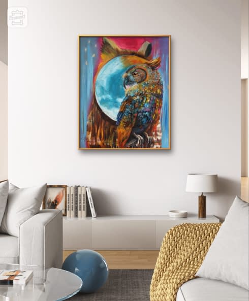 Image 1 of the artwork "Owl archetype" by Maria Santos on art24