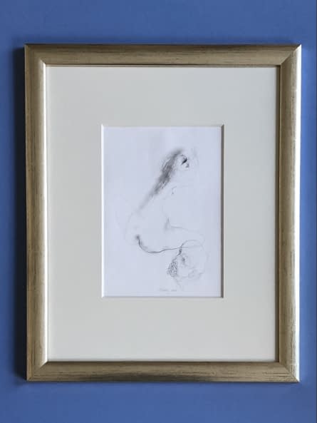 Image 1 of the artwork "Akt rajz XVII./ Akt Zeichnung XVII." by Ruttkay Sándor on art24