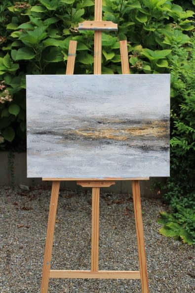 Foto 1 des Kunstwerks "Golden Hope" von FKT ART Katalin Fincza auf art24