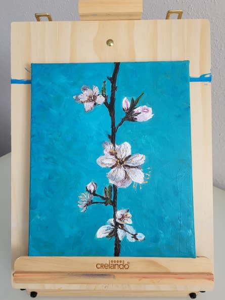 Foto 1 des Kunstwerks "Japanische Kirschblüte" von Julia Mesmer auf art24