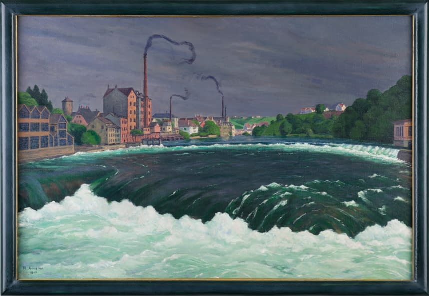 Image 1 of the artwork "Am Rhein" by Richard Emil Amsler on art24