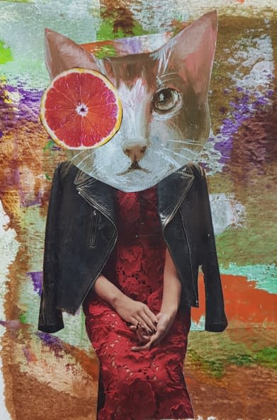 Image 1 of the artwork "von Katzen und ihren Geschichten, Serie." by Maria Fernanda Schulz on art24