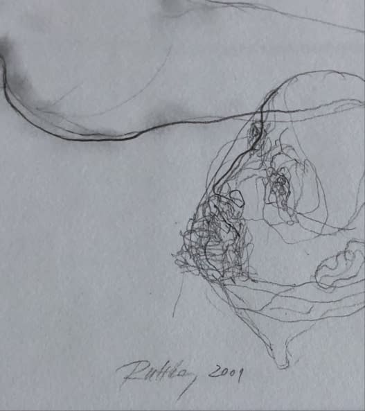 Image 1 of the artwork "Akt rajz XVII./ Akt Zeichnung XVII." by Ruttkay Sándor on art24