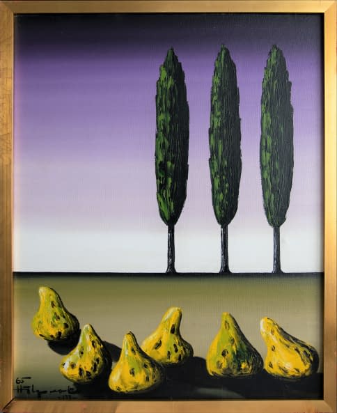 Image 1 of the artwork "Sechs Feigen und Drei Pappeln" by Maximilian Hilpert on art24