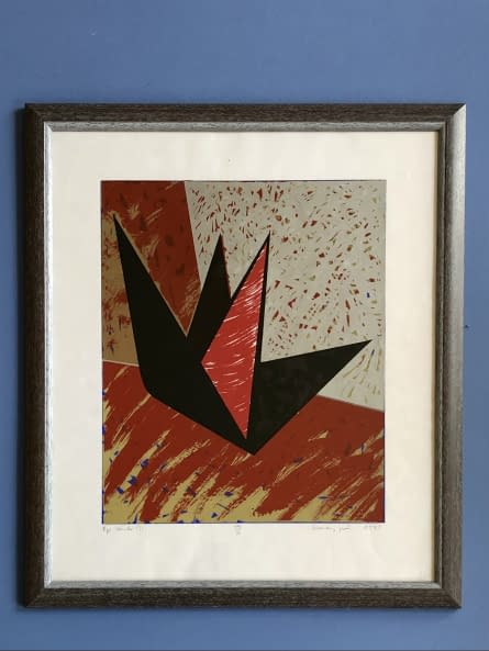 Image 1 of the artwork "Égi vándor 19/30 / Himmelswanderer 19/30" by János Aknay on art24