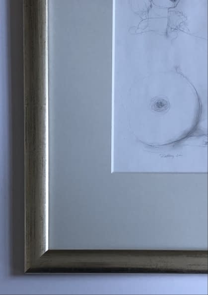 Image 1 of the artwork "Akt rajz XIII./Akt Zeichnung XIII." by Ruttkay Sándor on art24