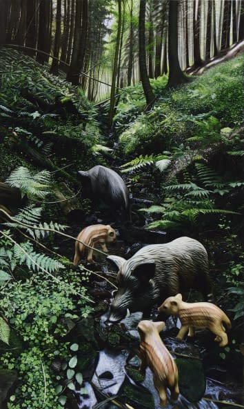 Foto 1 des Kunstwerks "Wildschweine" von VILLALBA auf art24