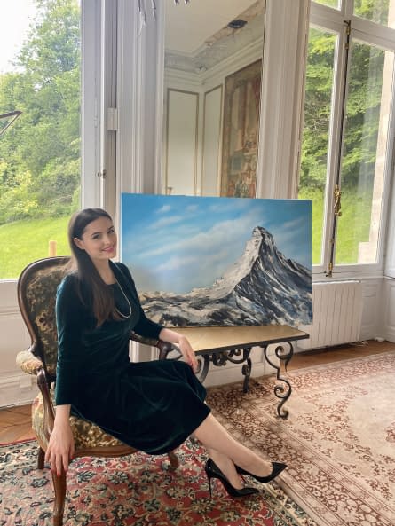 Image 1 of the artwork "Das Matterhorn mit französischem Himmel" by Viktoria Koestler on art24