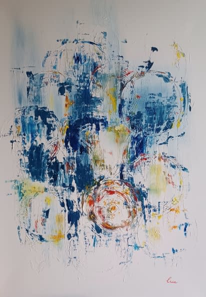 Foto 1 des Kunstwerks "Dancing Color Balls" von Esther Lüscher auf art24