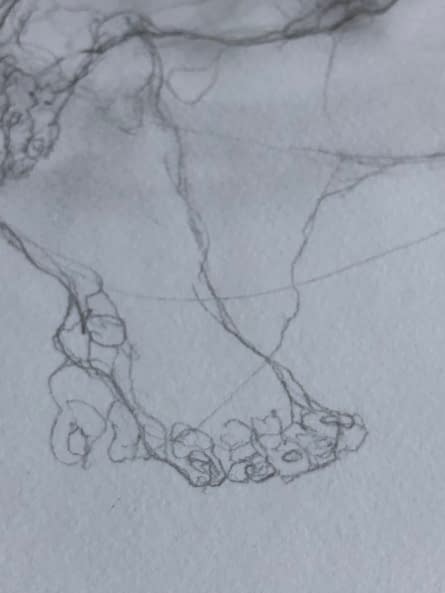 Image 1 of the artwork "Akt rajz III./ Akt Zeichnung III." by Ruttkay Sándor on art24