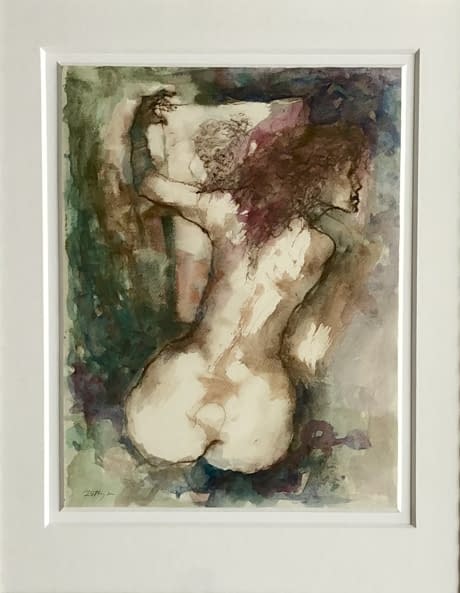 Image 1 of the artwork "Tükörbe néző/ In den Spiegel schauend" by Ruttkay Sándor on art24