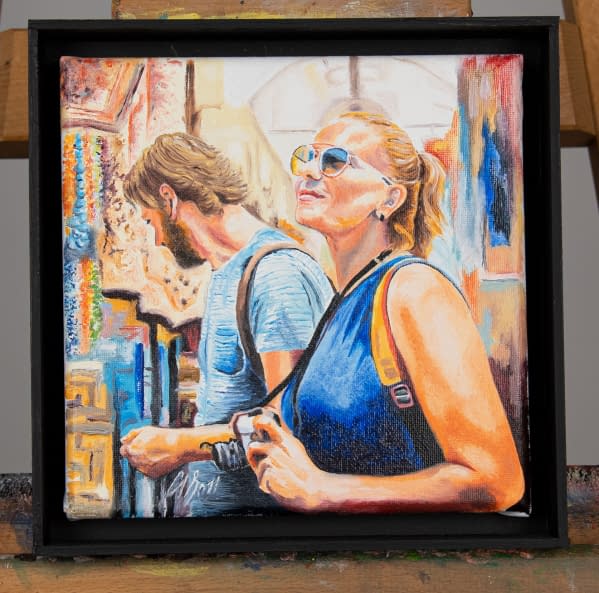 Image 1 of the artwork "Bazar Besuch" by Christoph Bolt on art24