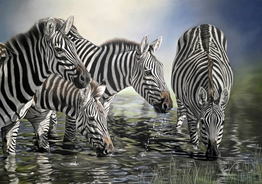 Foto 1 des Kunstwerks "Savannenmelodie" von MW Tierportraits auf art24