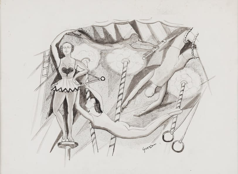 Image 1 of the artwork "Il circo Trapezio" by Stéphanie Guerzoni on art24