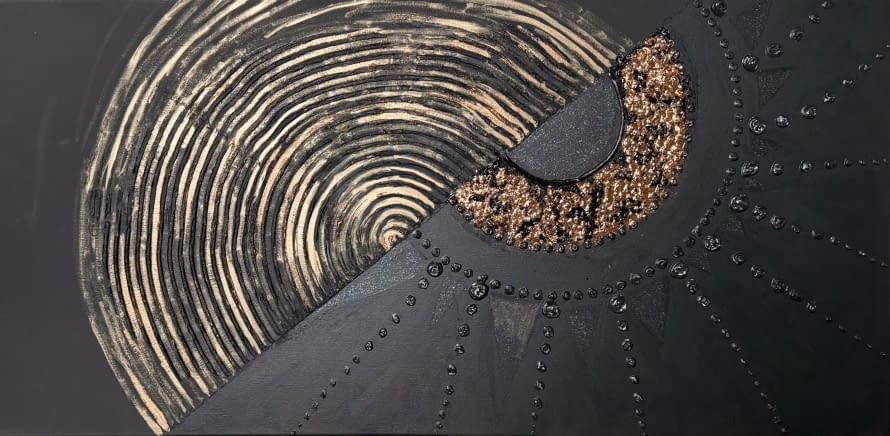 Foto 1 des Kunstwerks "Glänzendes Schwarz" von Marina Egli auf art24