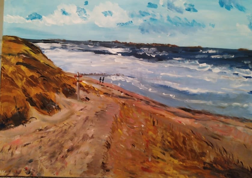 Foto 1 des Kunstwerks "Gemäldetitel: Norderney von Annette Matzelle" von Annette Irma Matzelle (AM) auf art24