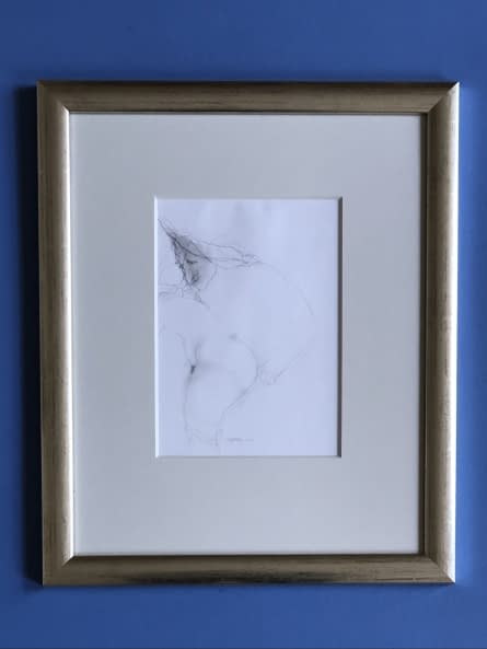 Image 1 of the artwork "Akt Rajz X./Akt Zeichnung X." by Ruttkay Sándor on art24