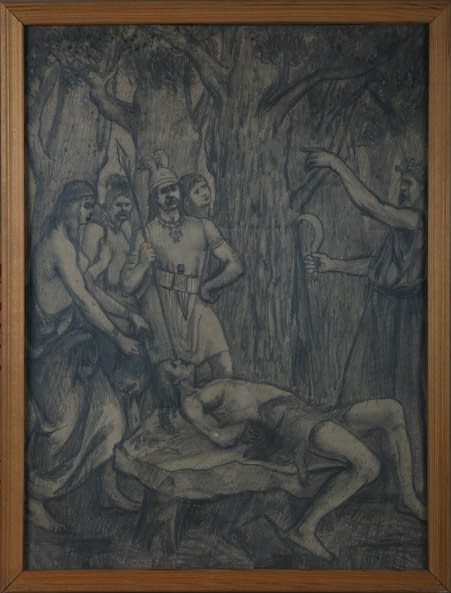 Image 1 of the artwork "Skizze zu einem geschichtlichen Ereignis" by Arthur Joseph Guéniot on art24