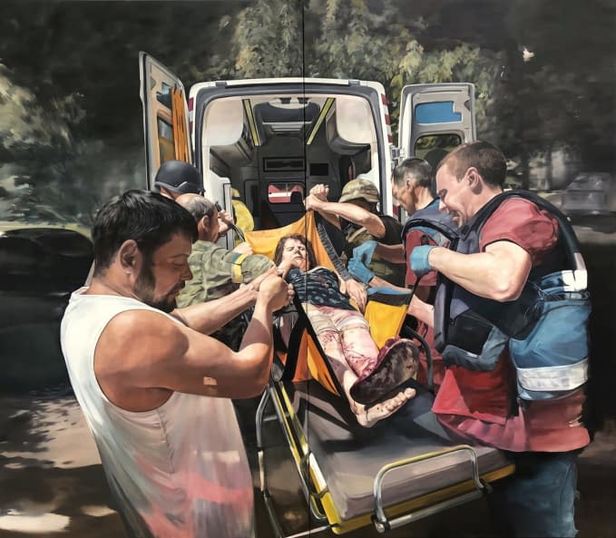 Foto 1 des Kunstwerks "Acquisition 2023 (Portrait Ukraine)" von Paul Jelinek auf art24