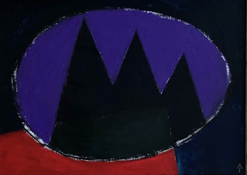 Image 1 of the artwork "Angyal születik/Der Engel wird geboren" by János Aknay on art24