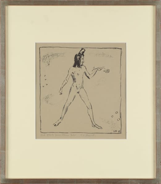 Foto 1 des Kunstwerks "Akt mit Blume" von Cuno Amiet auf art24