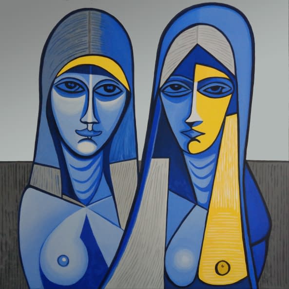 Photo 1 de l'œuvre "Angels All Around You" par Ellen Art sur art24
