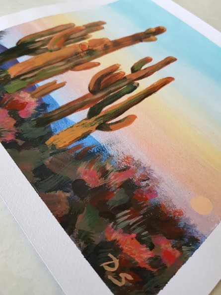 Image 1 of the artwork "Desert Cacti" by Daria Startseva on art24