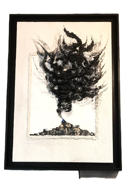 Image 1 of the artwork "EBULLITION - Première Toile de Gaban (Période "EMERGENCE")" by GABAN on art24
