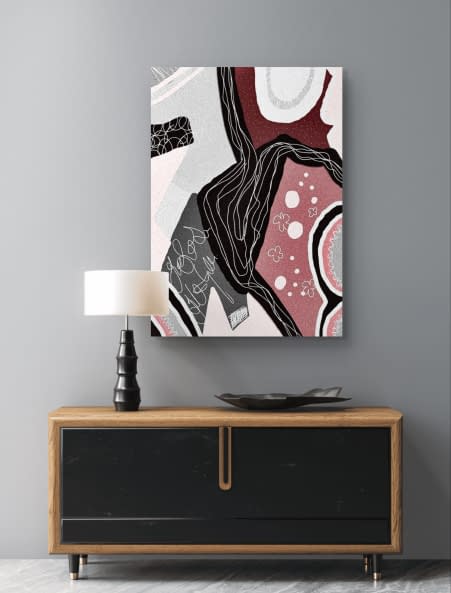 Foto 1 des Kunstwerks "Zwischen Chaos und Ordnung" von Nomi Morina auf art24