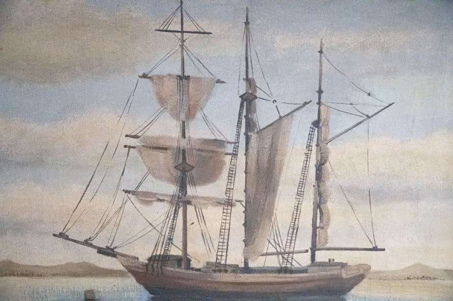 Foto 1 des Kunstwerks "Ohne Titel (Zwei Segelschiffe)" von Artist Wanted auf art24