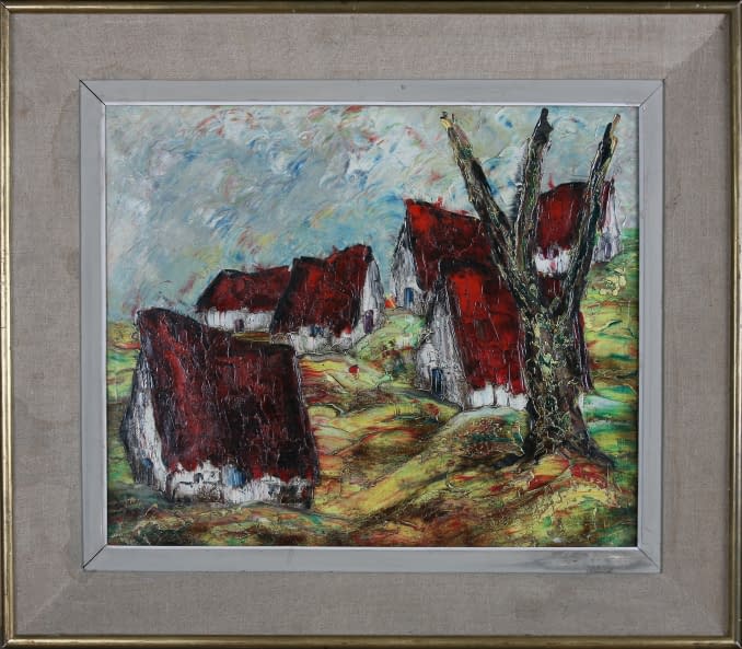 Image 1 of the artwork "Les toits rouge (dt. Die roten Dächer)" by Henry Maurice D'Anty on art24