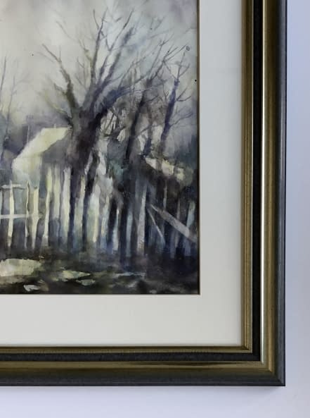 Image 1 of the artwork "Bánfalvi Udvar/Hof in Bánfalva" by Tibor Gáspárdy on art24