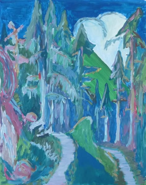 Foto 1 des Kunstwerks "Bergwald" von Simon D. Streit auf art24