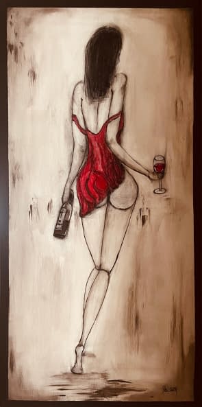 Photo 1 de l'œuvre "Vin Rouge" par D.Rei sur art24