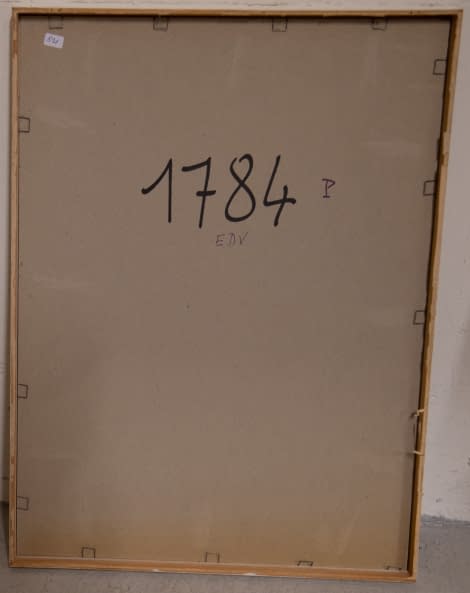 Photo 1 de l'œuvre "Komposition auf Tapete" par Ettore Della Savina sur art24
