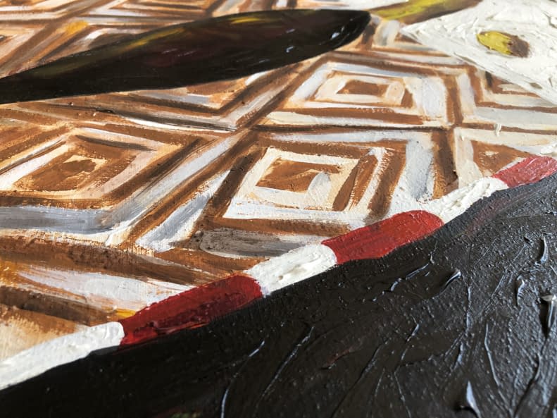 Image 1 of the artwork "Nagy fekvő maszk/ Große Liegende Maske" by Attila Orbán on art24