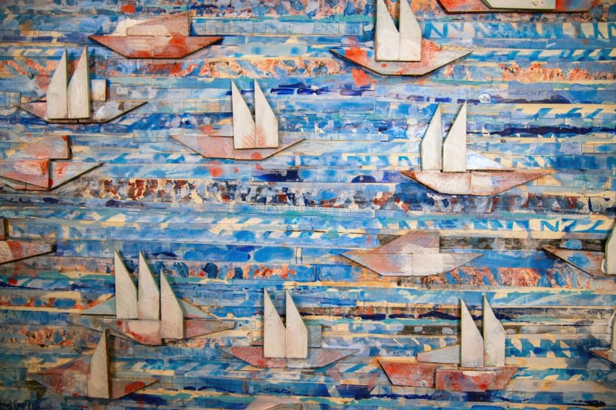 Image 1 of the artwork "quietblue seawater" by Eugen Meier Mathévie on art24