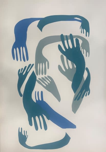 Image 1 of the artwork "Hands" by RO on art24