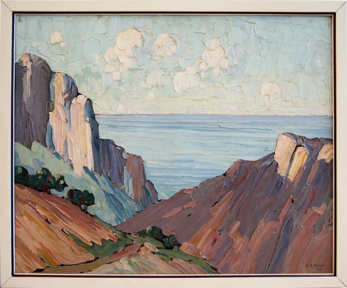 Image 1 of the artwork "Golfe Evisa Corse (dt. Golfe Evisa Korsika)" by Ch. A. Mangin on art24