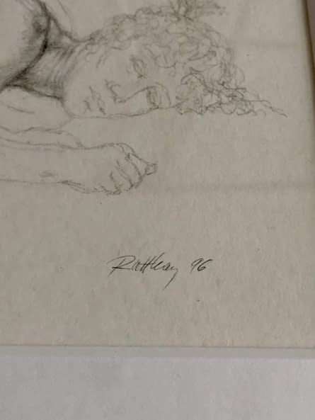 Image 1 of the artwork "Fekvő Akt/Liegender Akt" by Ruttkay Sándor on art24